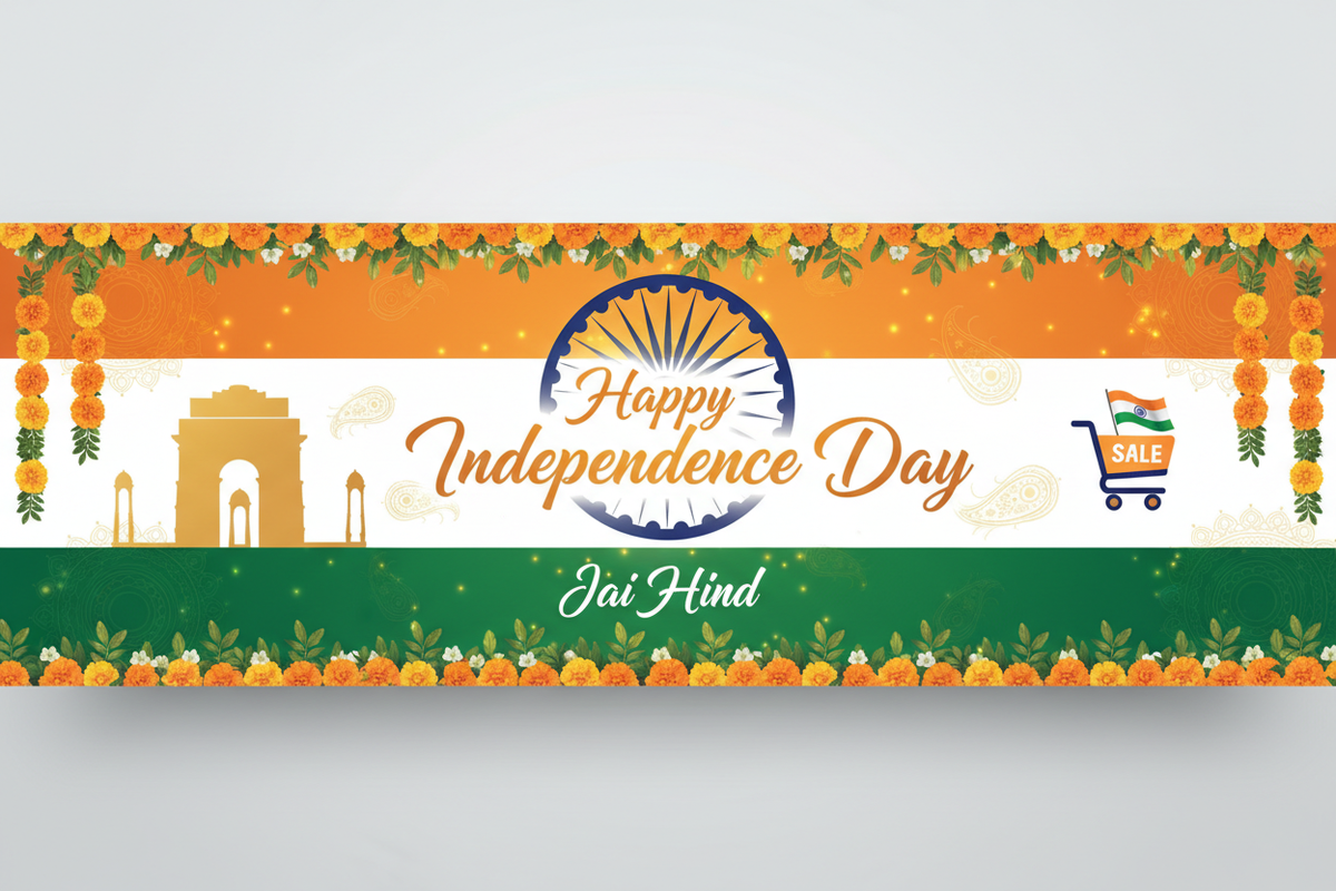 Indian Independence Day Banner
