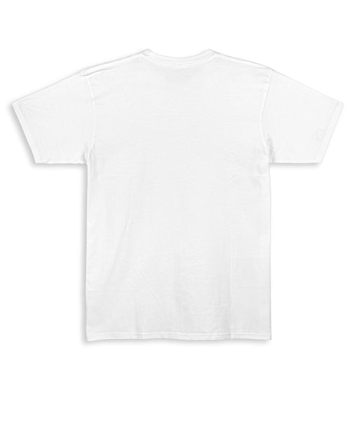 White Regular Fit T-shirt Back Design