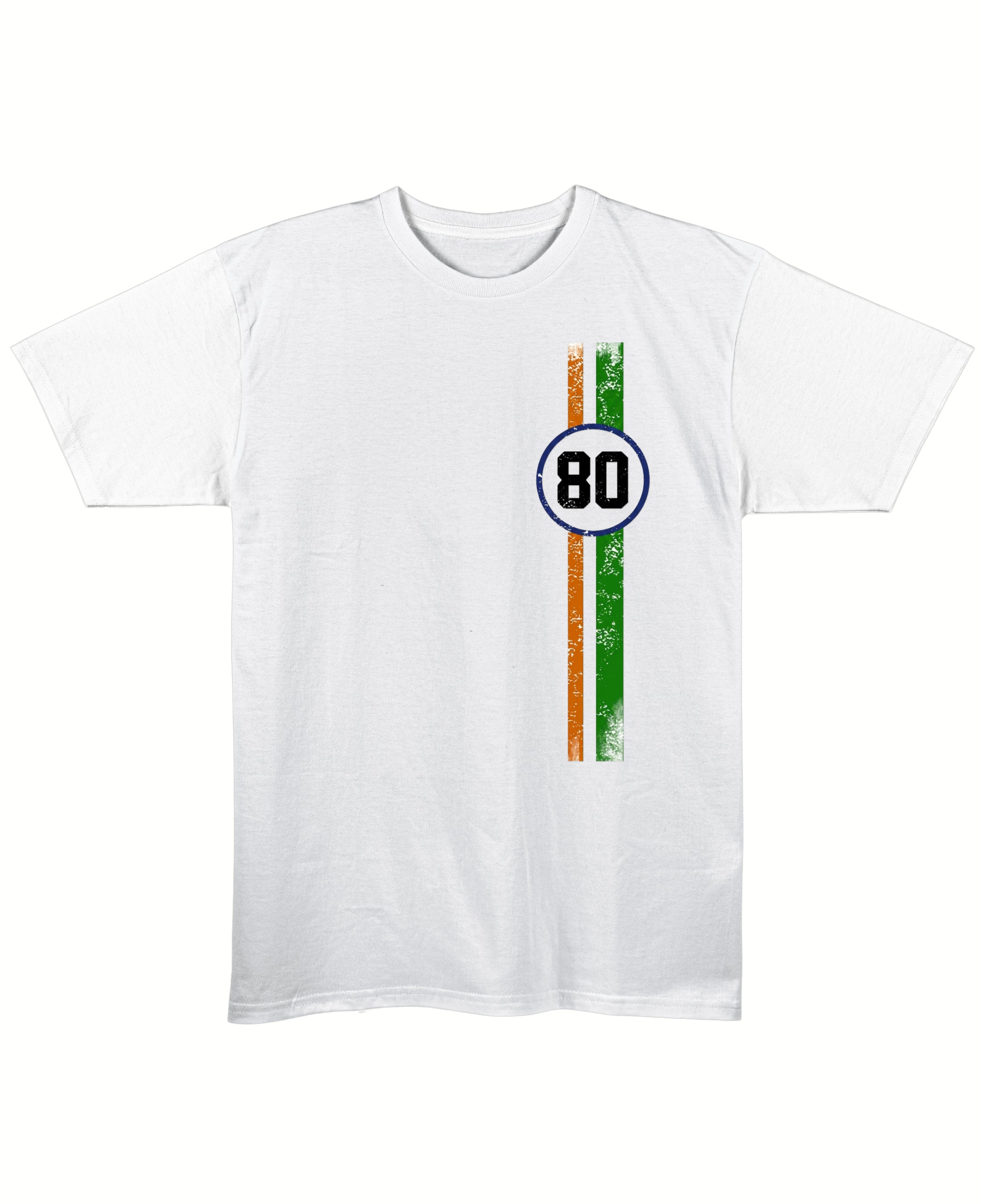 White Regular Fit T-shirt Front Design