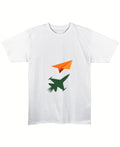 White Regular Fit T-shirt Front Design