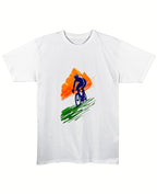 White Regular Fit T-shirt Front Design
