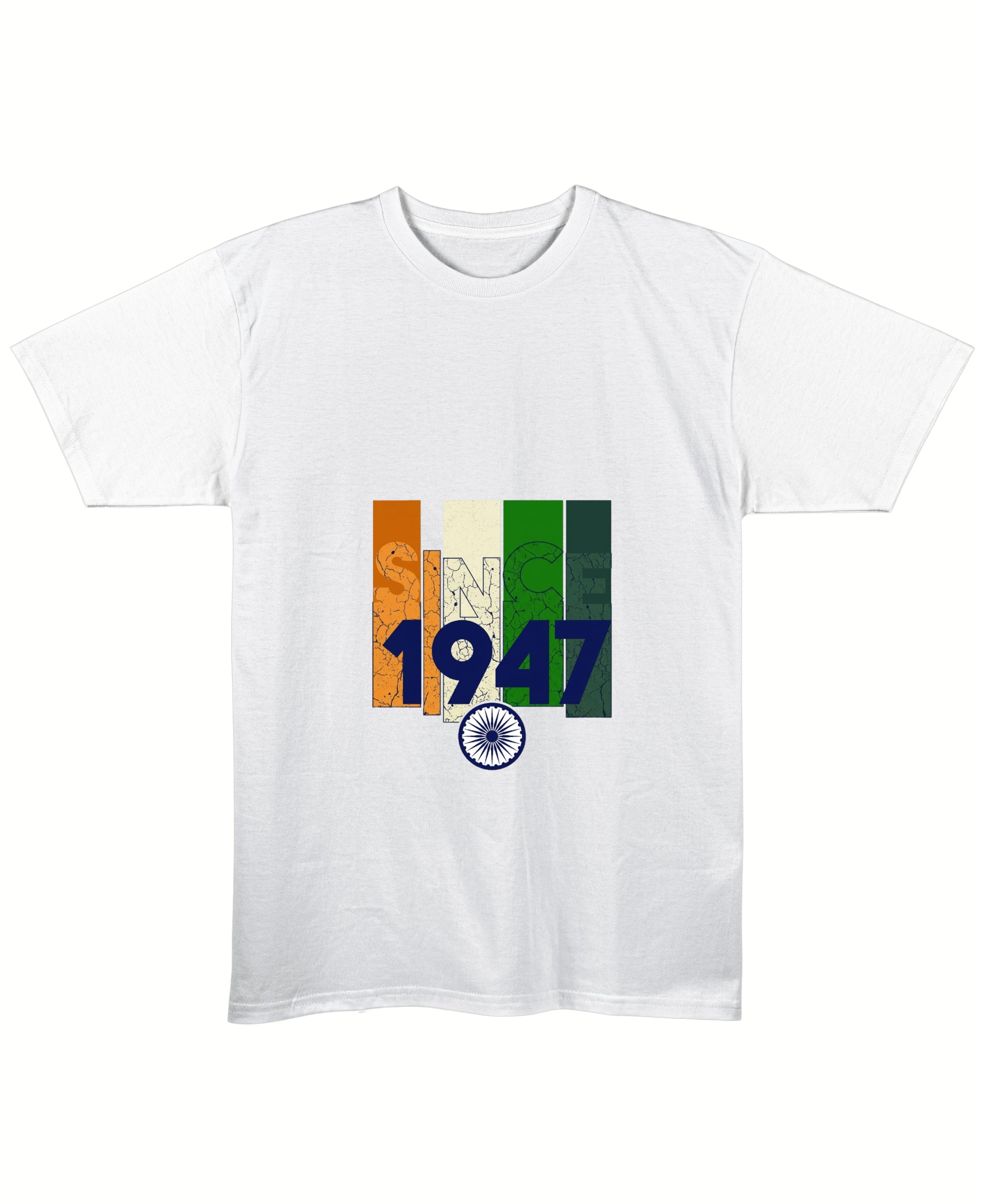 White Regular Fit T-shirt Front Design