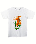 White Regular Fit T-shirt Front Design